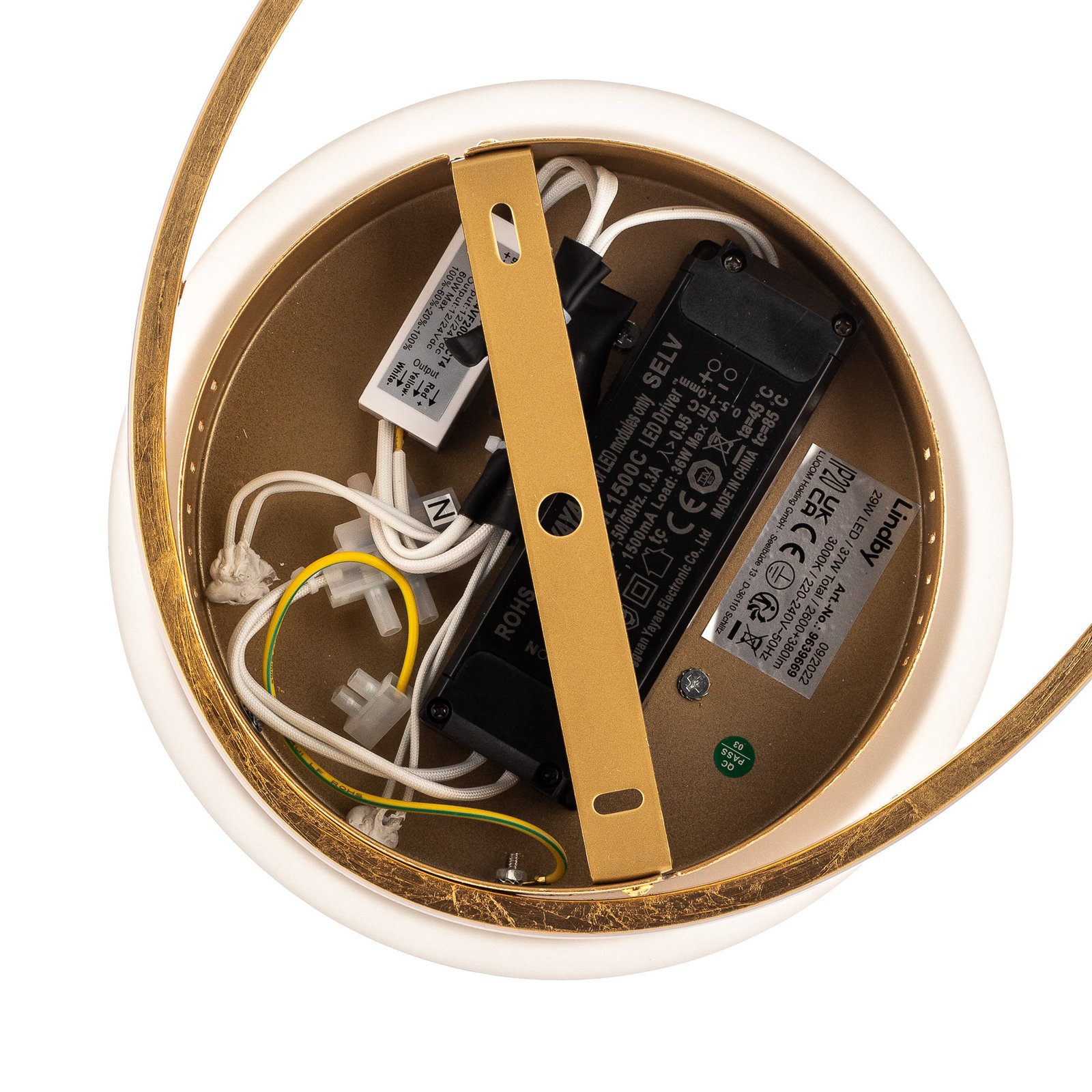 Dorle Ceiling Lamp Ø60 Gold - Lindby