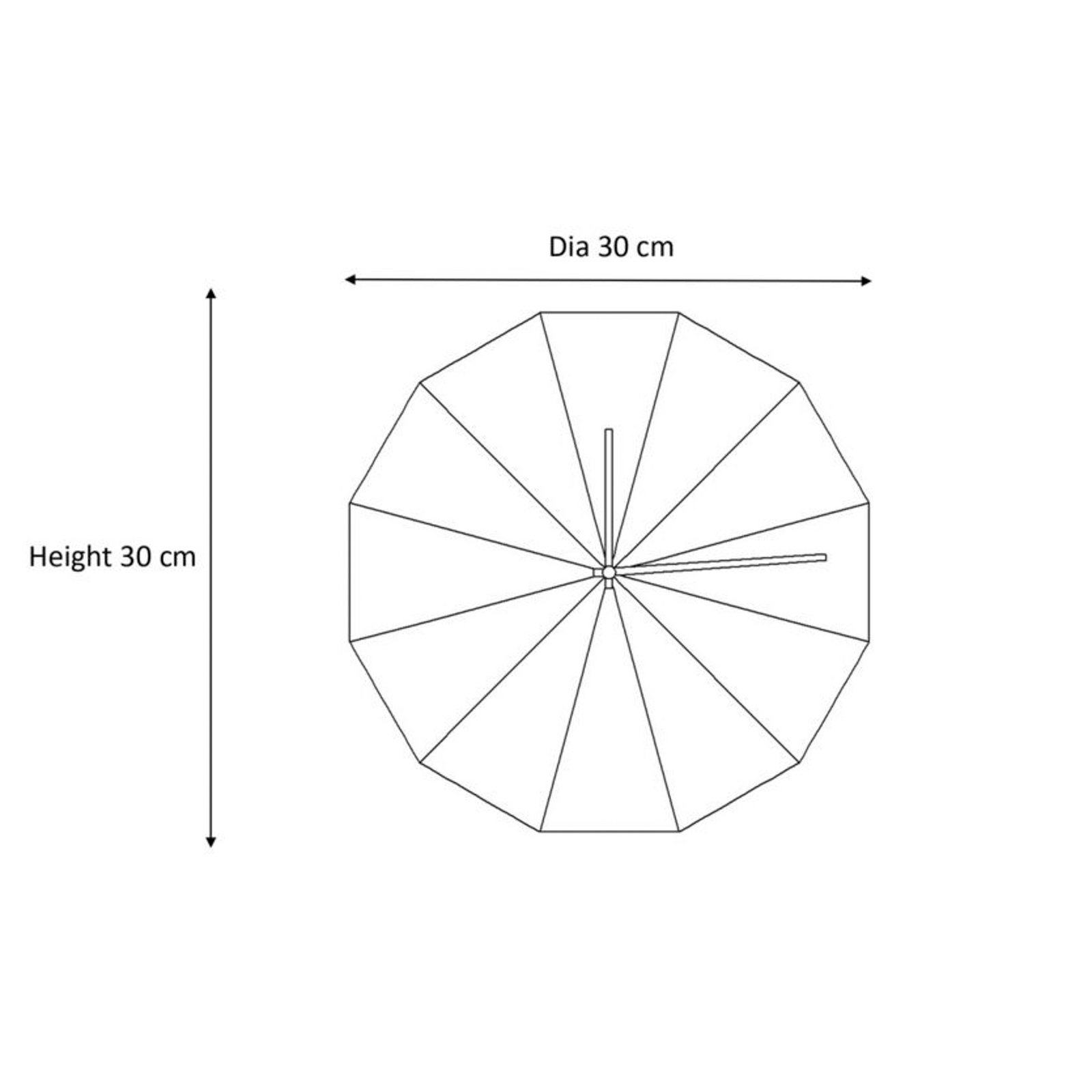 HDShow wall clock, silver-coloured, Ø 30 cm, metal - House Doctor