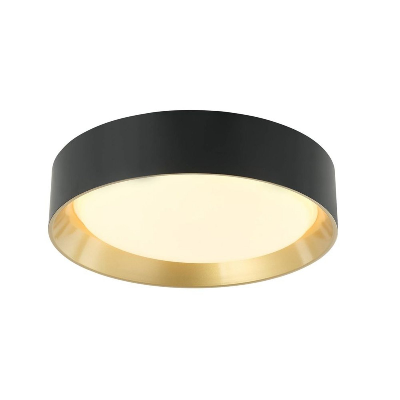 Kambia LED Plafonieră Ø45 Black/Gold - Lindby