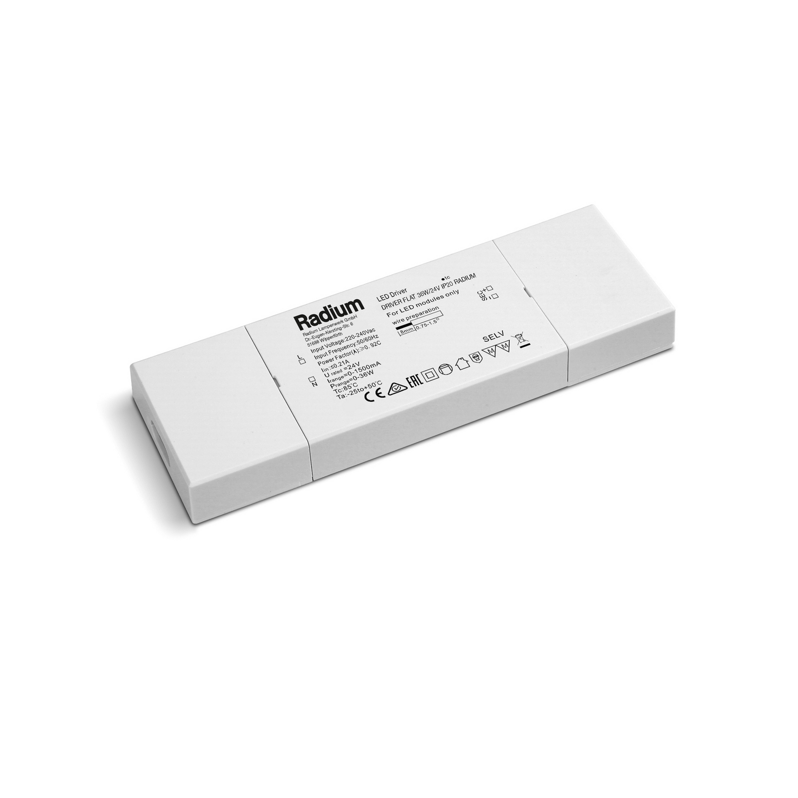 Radium Flat LED-Treiber für Strips