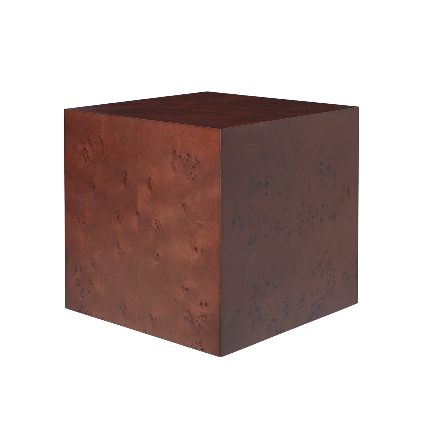 BURL CUBE Beistelltisch Maserknolle 40x40x40cm - ferm LIVING
