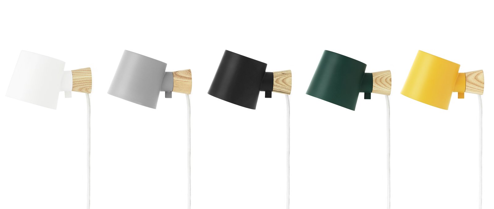 Rise Wall Lamp Petrol Green - Normann Copenhagen