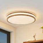 Lindby Emiva ceiling lamp with central light strip