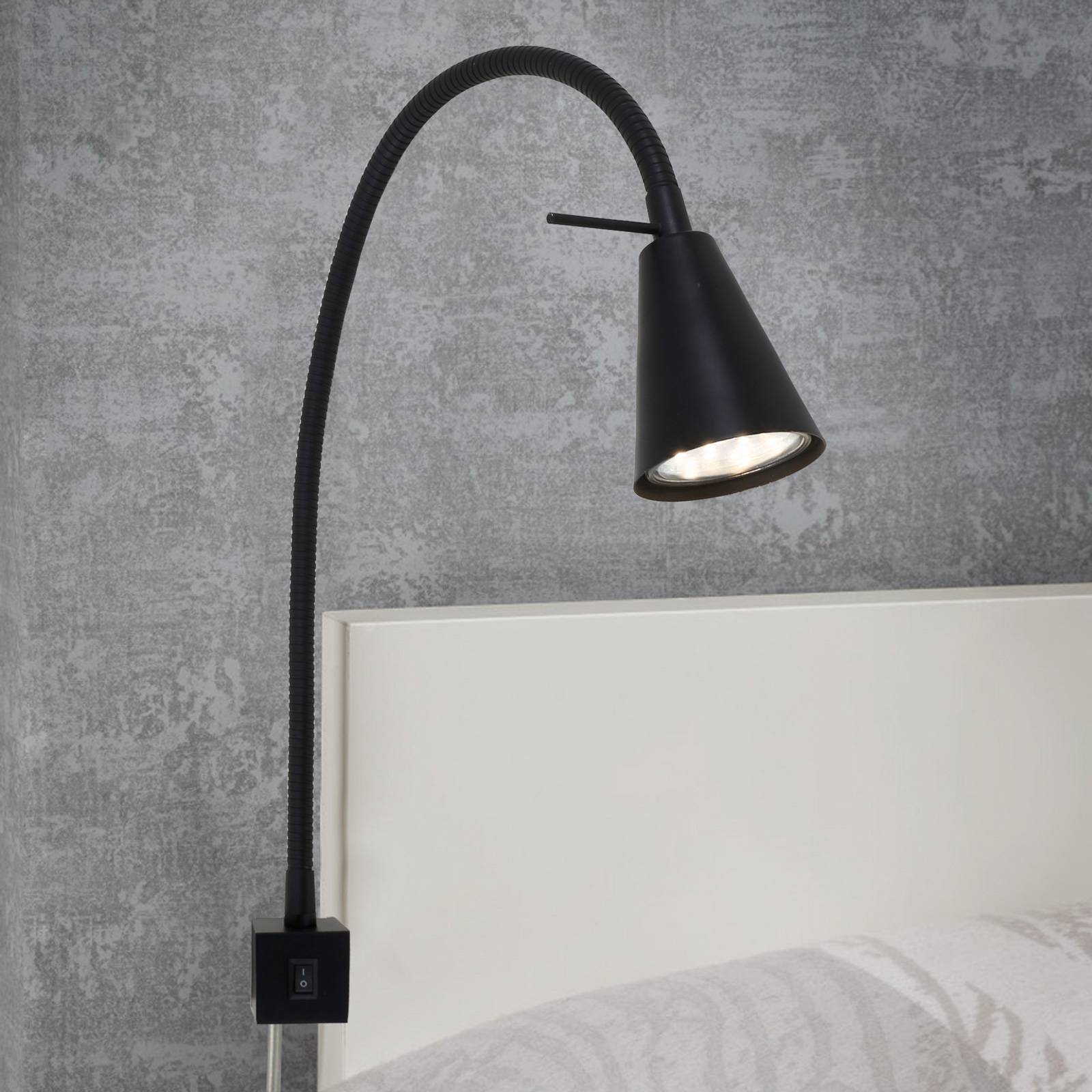 2080 LED wall lamp for use next to the bed Lights.co.uk