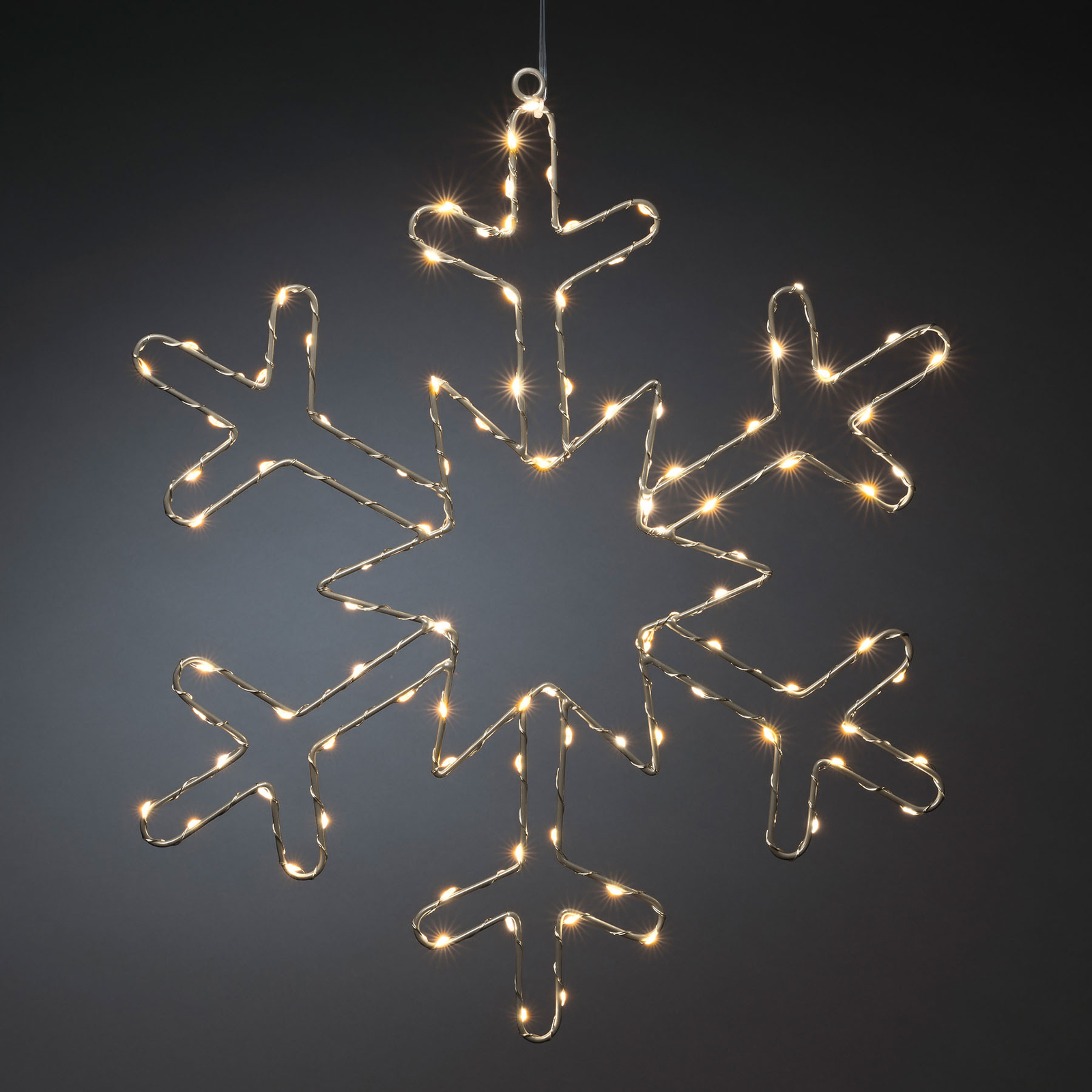 Silver Snowflake LED decorative light