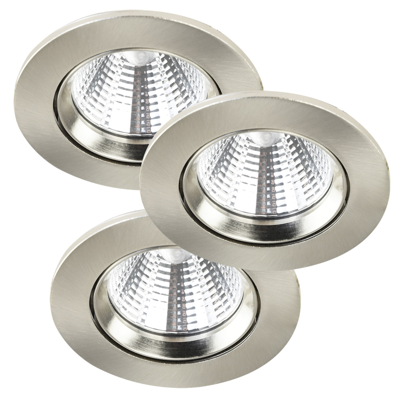 LED-Deckeneinbauspot Freemont 2.700K 3er