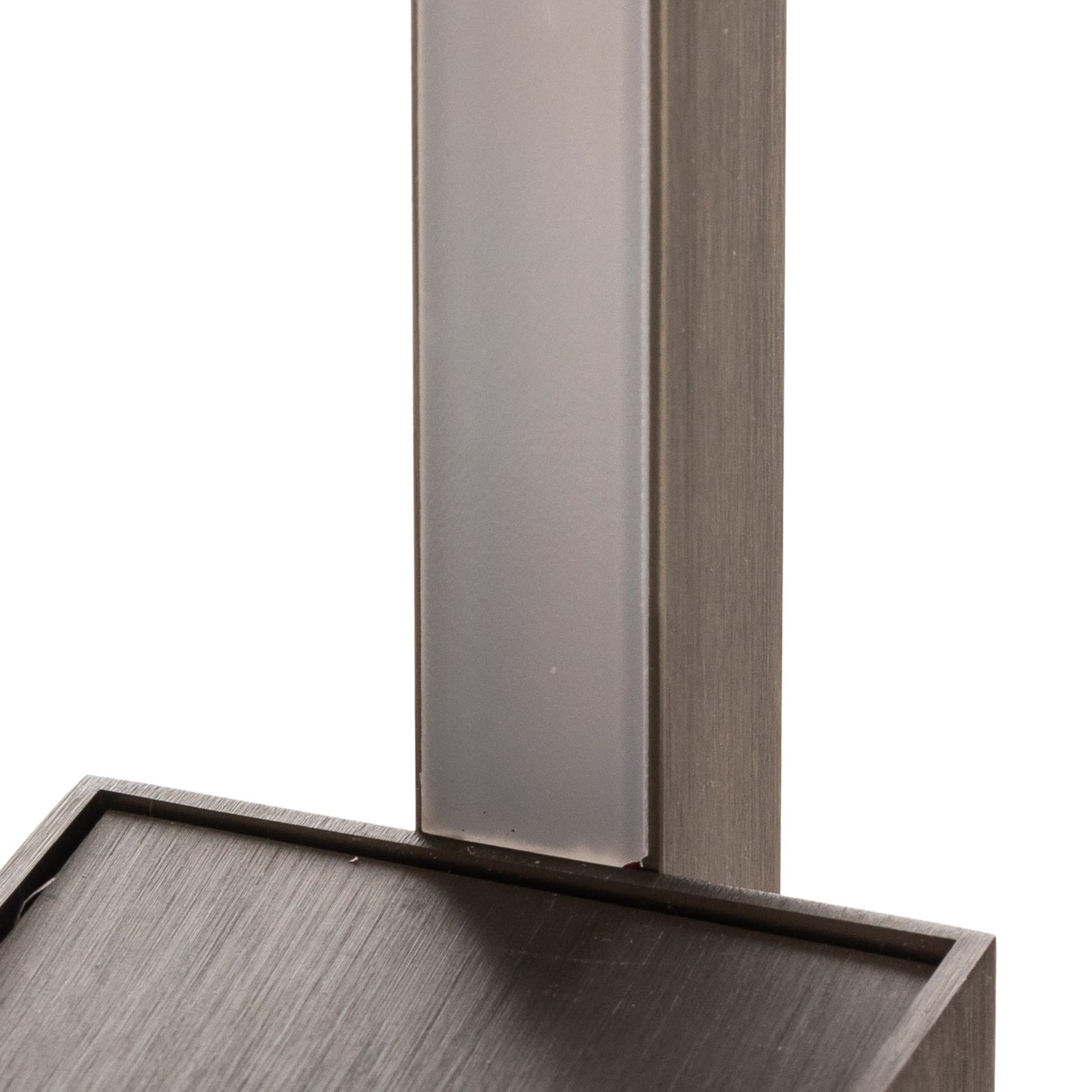 Quitani Talon LED wall light anodised bronze light