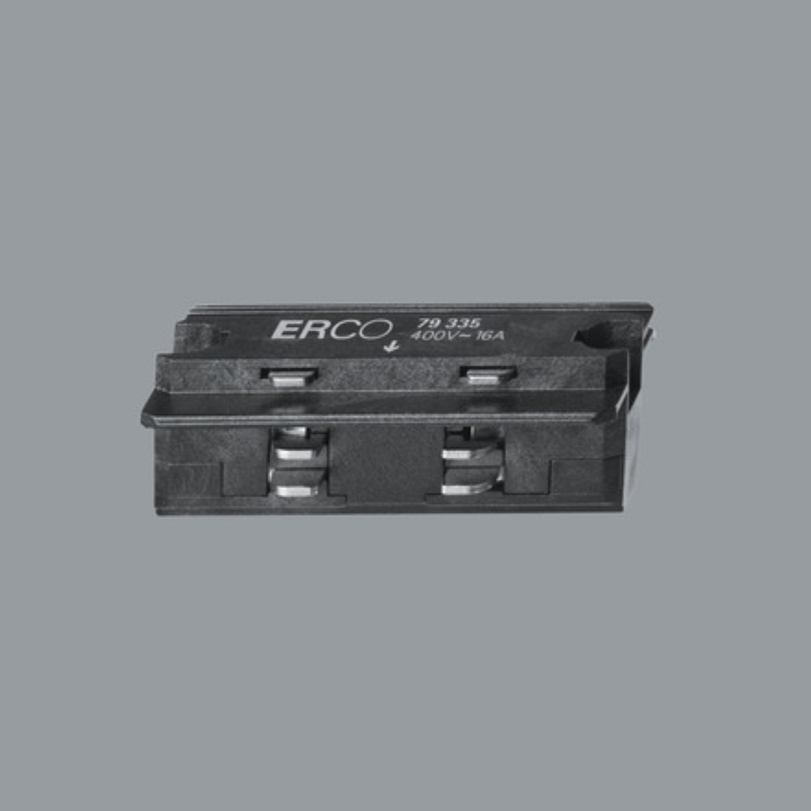 ERCO Kupplung für Stromschienen direkt schwarz