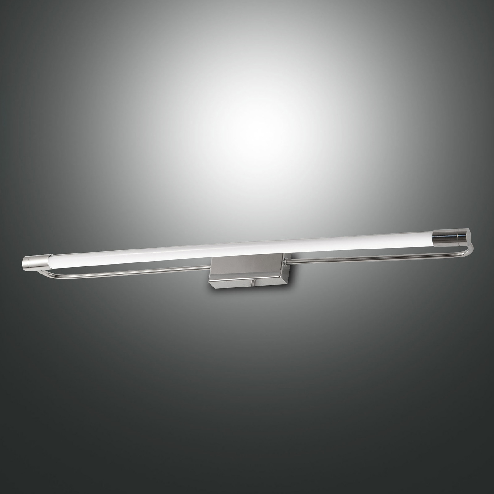 Rapallo LED-vegglampe, krom, IP44