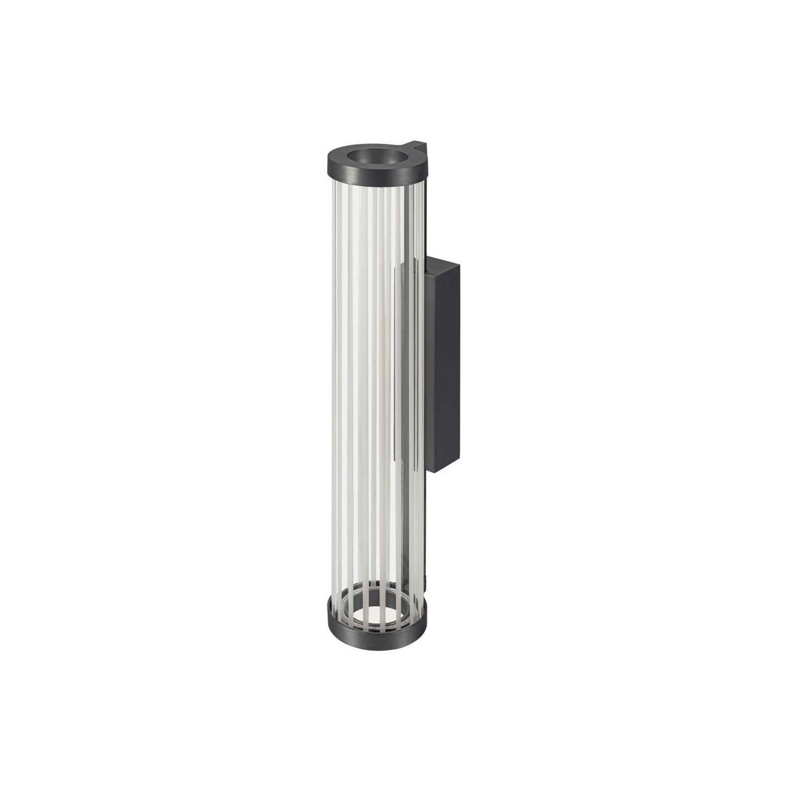 SLV LED wall lamp Quimera, bronze, height 41 cm, CCT