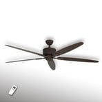 Ventilatore Eco Elements a 5 pale, marrone