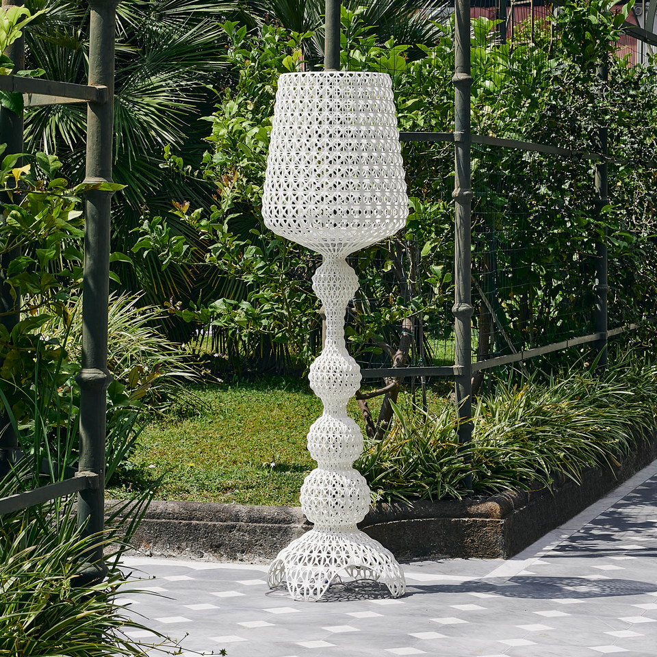 Kartell Kabuki Outdoor golvlampa, vit från Kartell