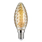 LED-Kerzenlampe E14 2,6W 2.500K gold gedreht