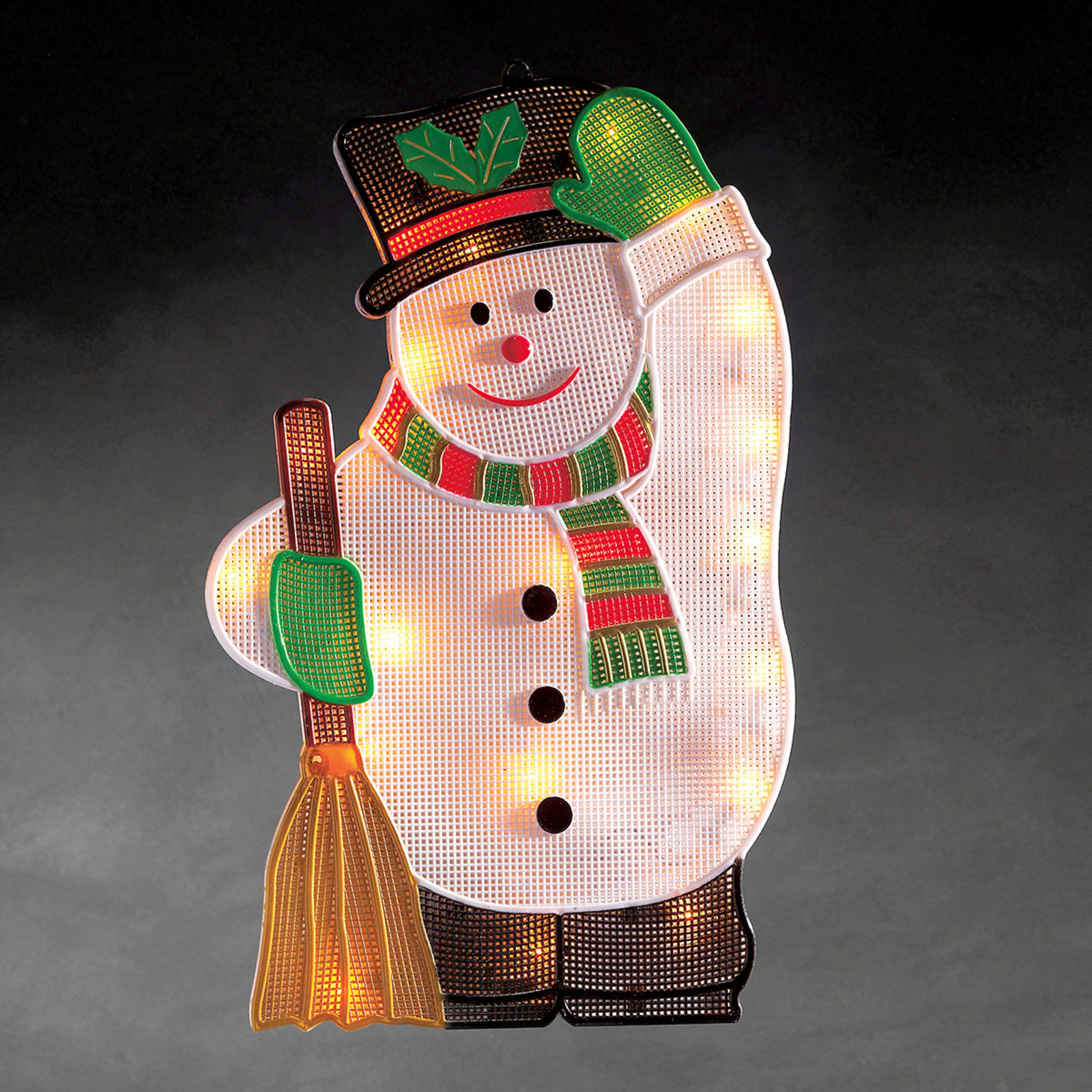 For indoors Snowman LED window picture Lights.co.uk