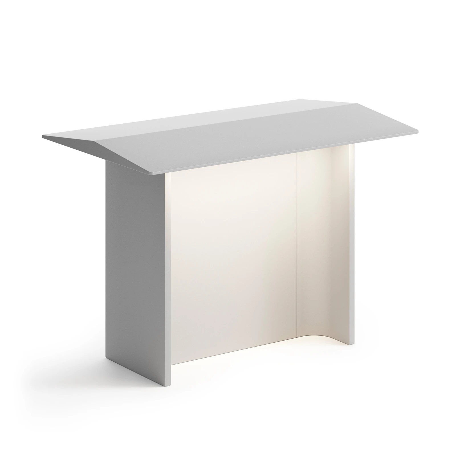 Luceplan Fienile LED osnovna luč 32cm svetlo siva
