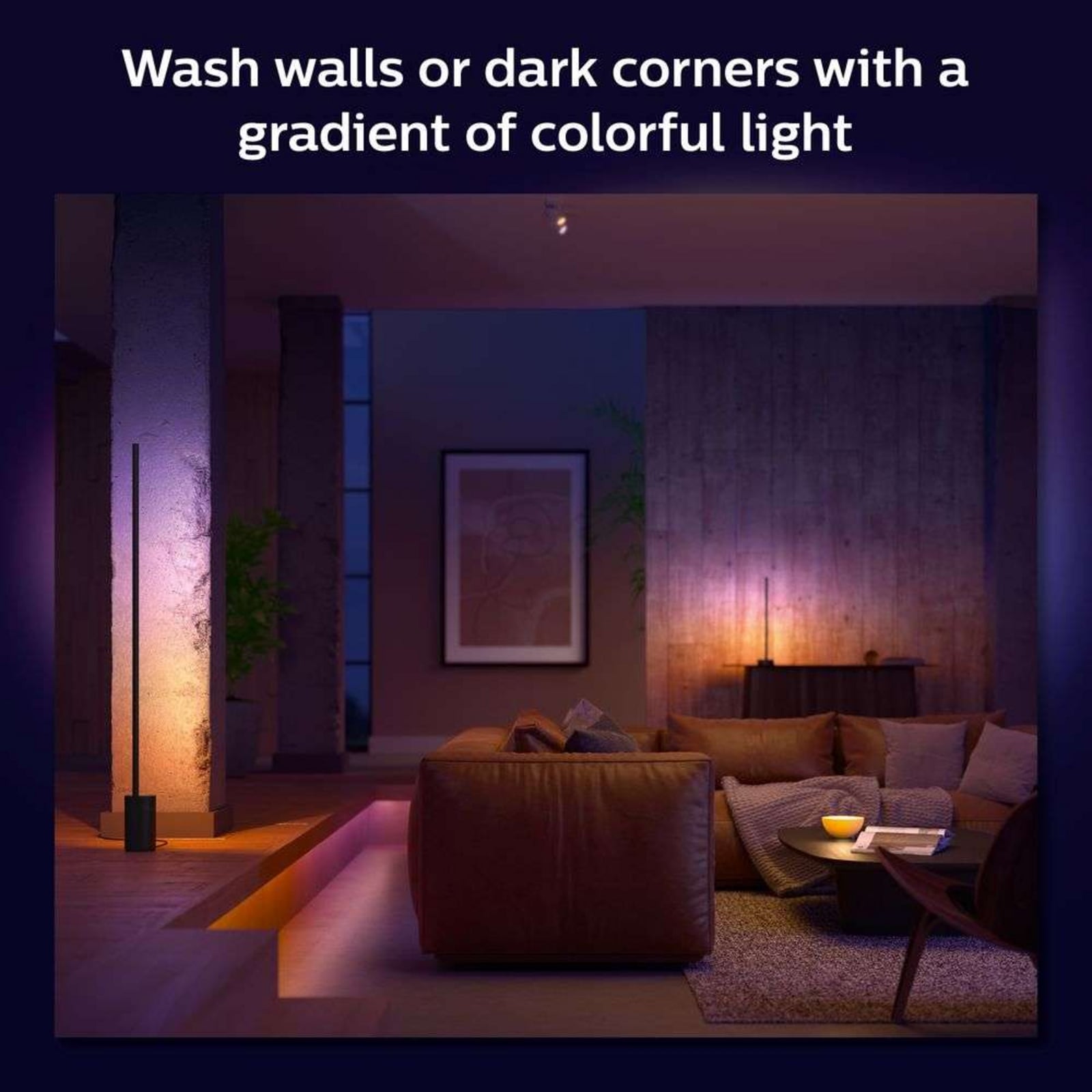 Signe Hue Gradiant Állólámpa Black Bluetooth - Philips Hue