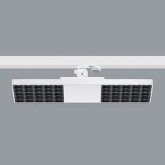 ERCO Jilly 230V BT 15W soikea leveä, musta sälekaihdin