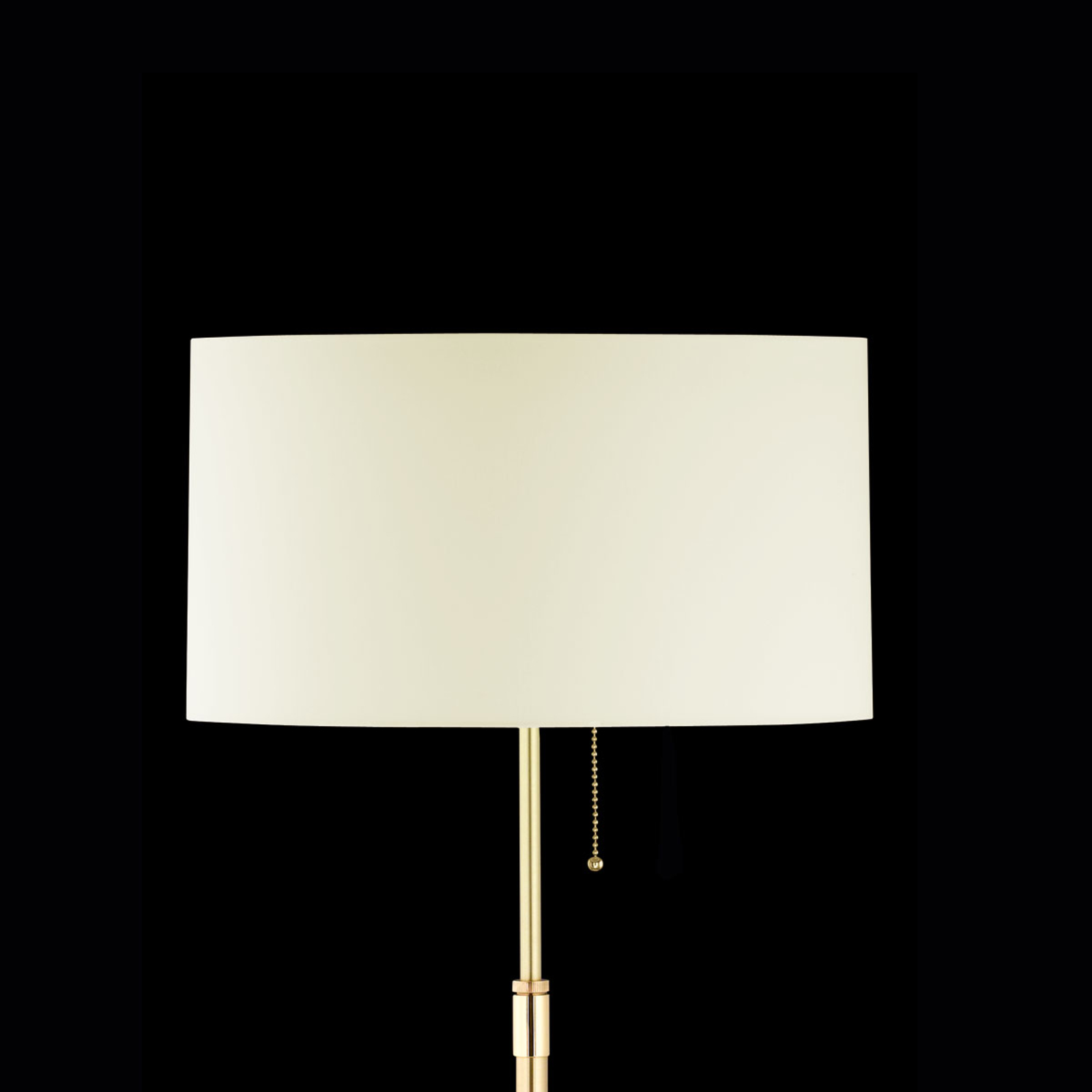 Loop Floor Lamp in Brass Look