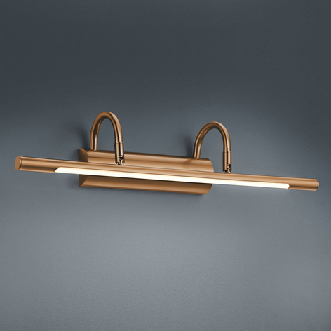 Applique LED da quadri Lorena, ottone anticato