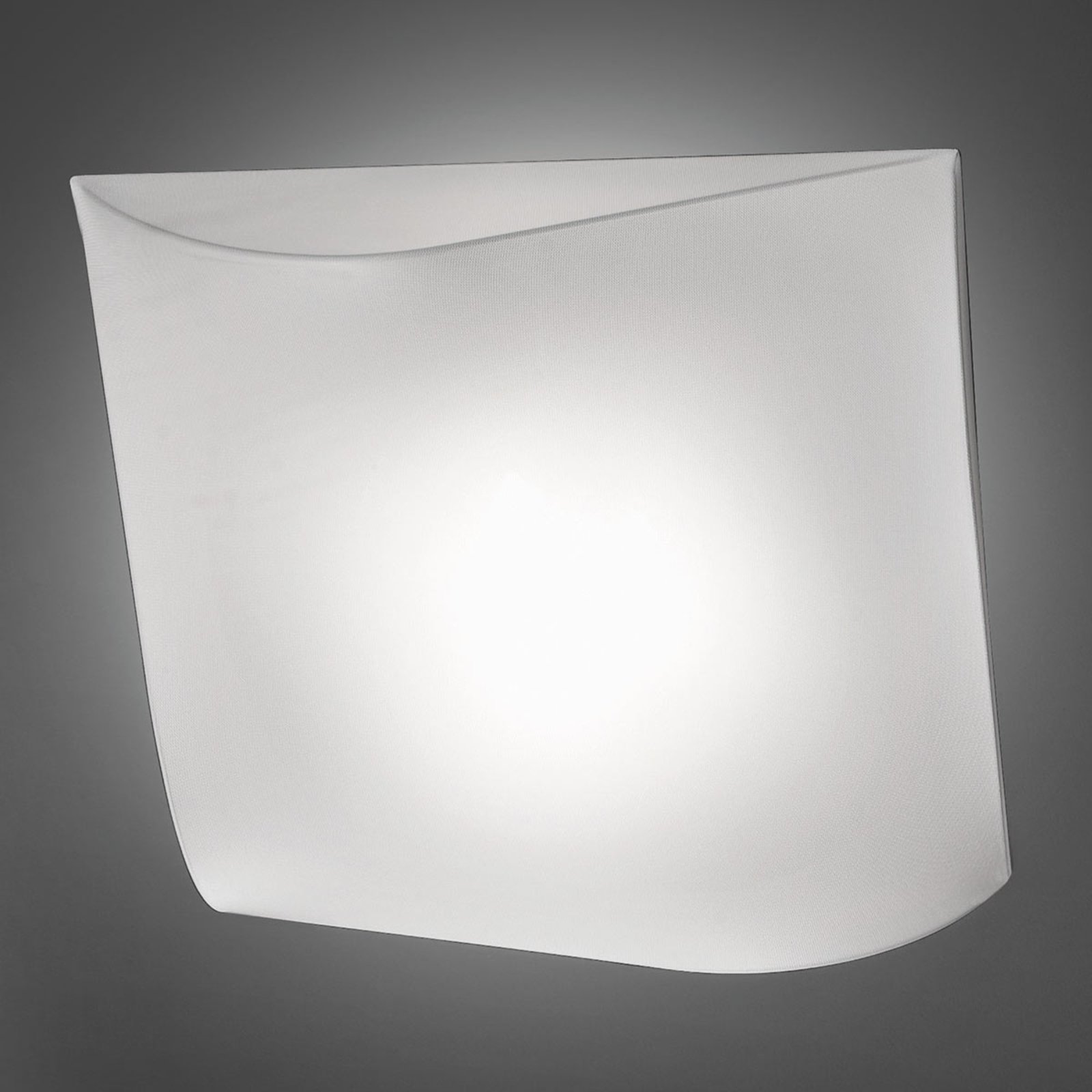 Axolight Stormy fabric wall light white 100 cm