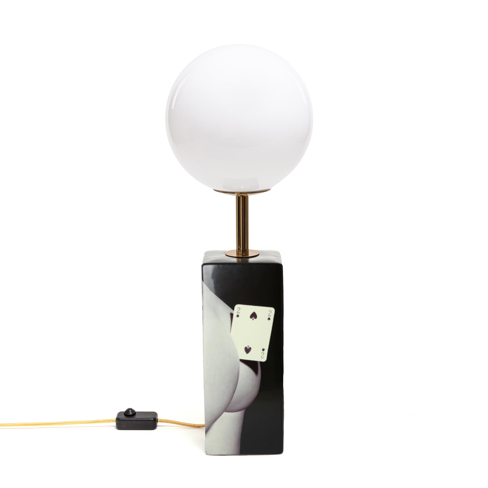 Toiletpaper Table Lamp Two Of Spades - Seletti