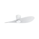 LED-Deckenventilator Surfer, weiß, DC, leise, CCT, 112 cm