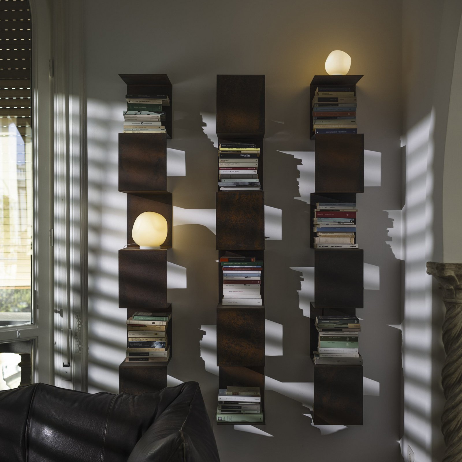 Hoba Midi Tischlampe, Ø 19 cm, ein/aus, Glas - Foscarini