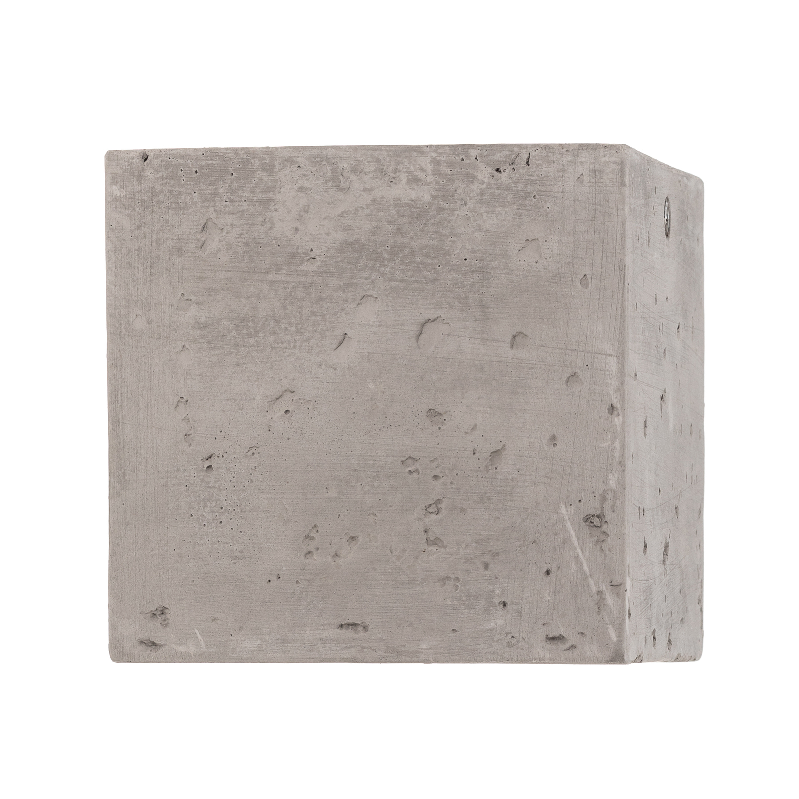 Plafoniera Akira di cemento forma cubica
