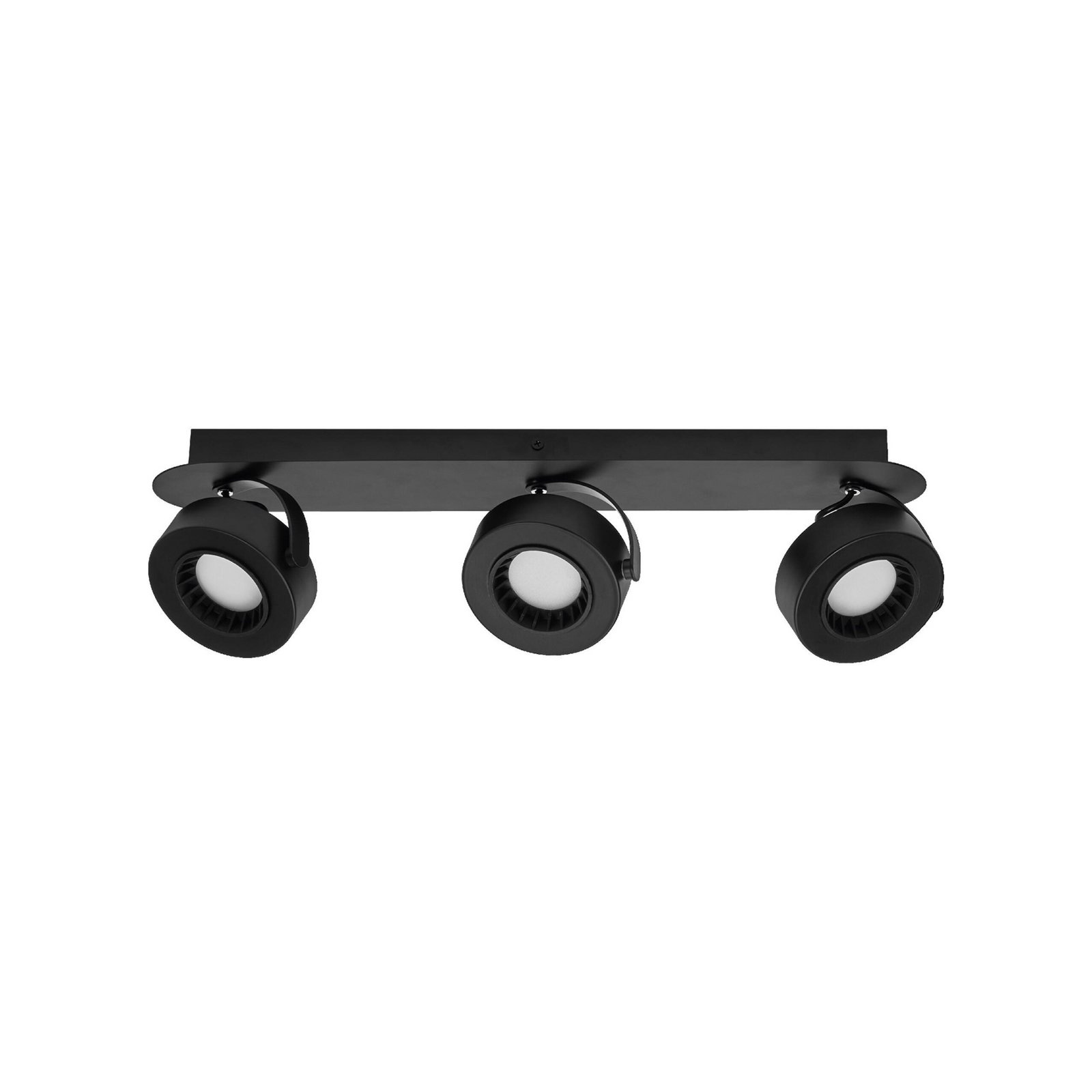 OSRAM LED-Deckenstrahler VENUS schwarz 3-flg. Metall 3.000 K