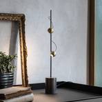 Magnetic LED-bordlampe, bronze/guld