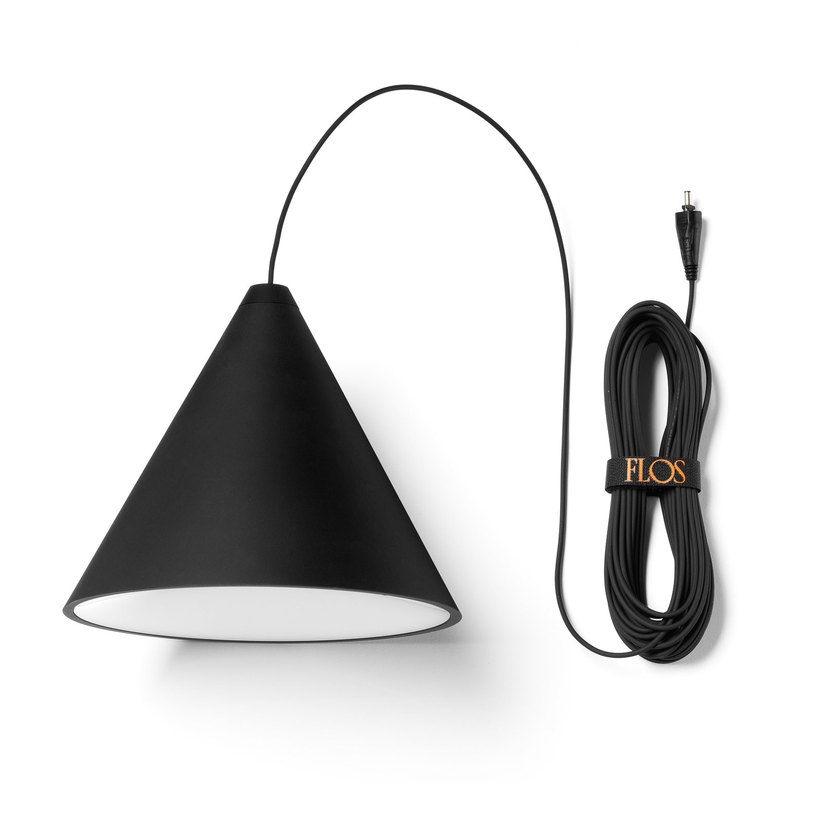 FLOS String light függő lámpa, 12 m kábel, kúp