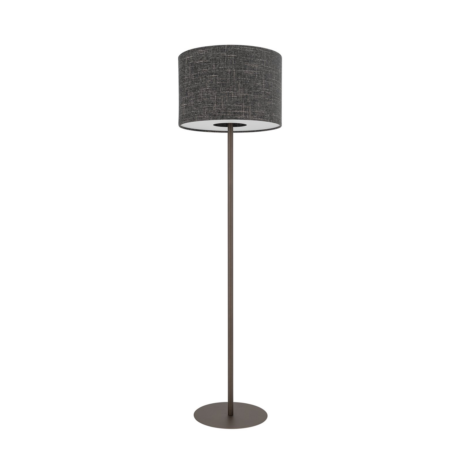 Amarela floor lamp, black melange, textile, E27