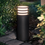Lampa cokołowa LED Philips Hue Lucca, czarna, RGBW smart, IP44