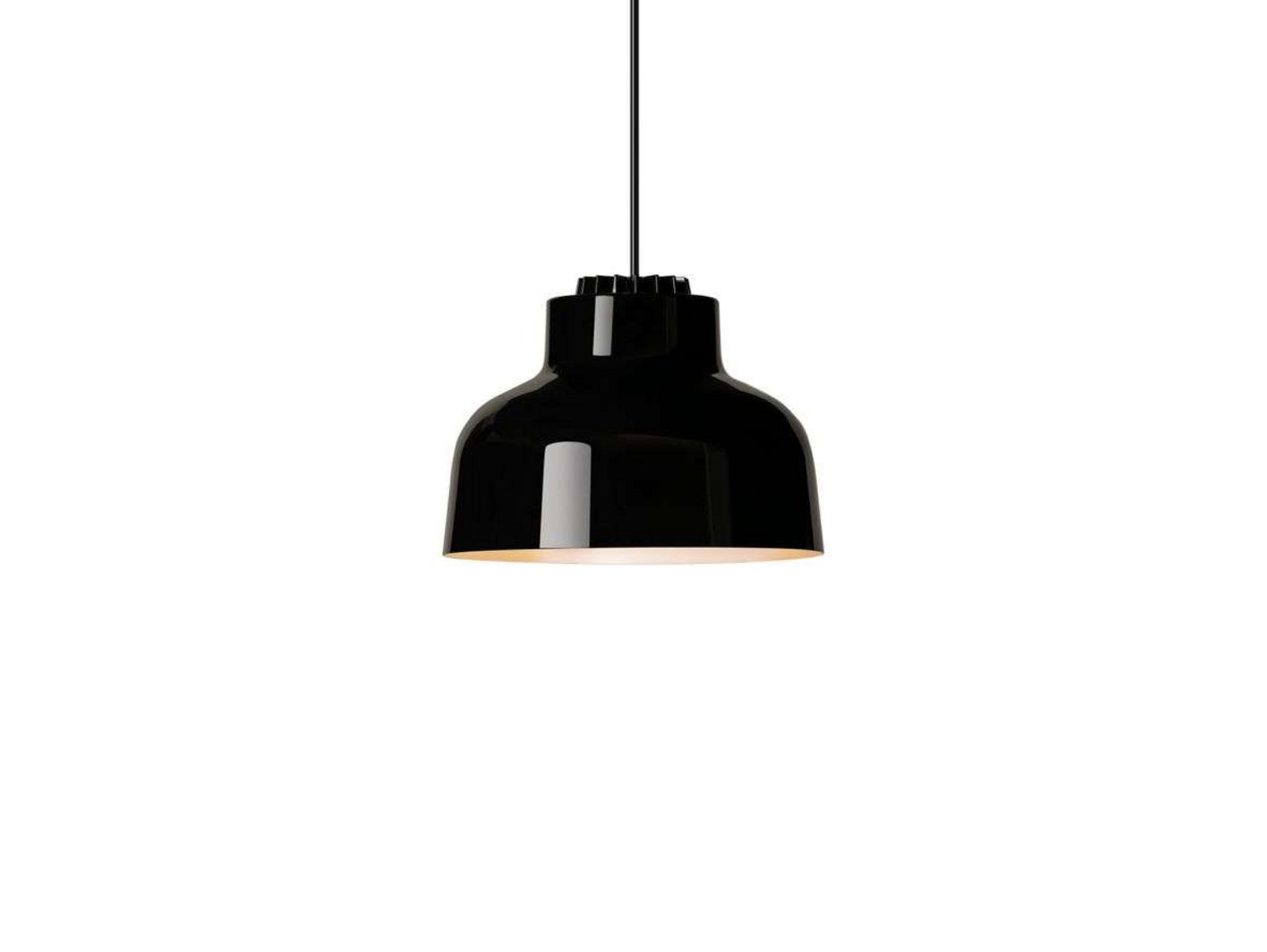 M64 Závěsná Lampa Dim. Glossy Deep Black - Santa & Cole