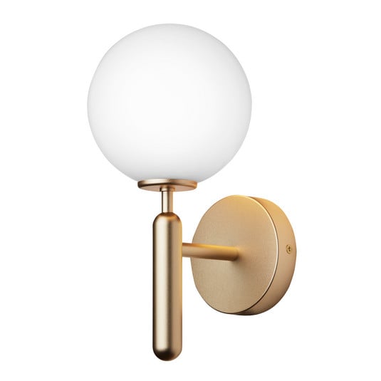 Miira Nástenné Svietidlo Brass/Opal White - Nuura