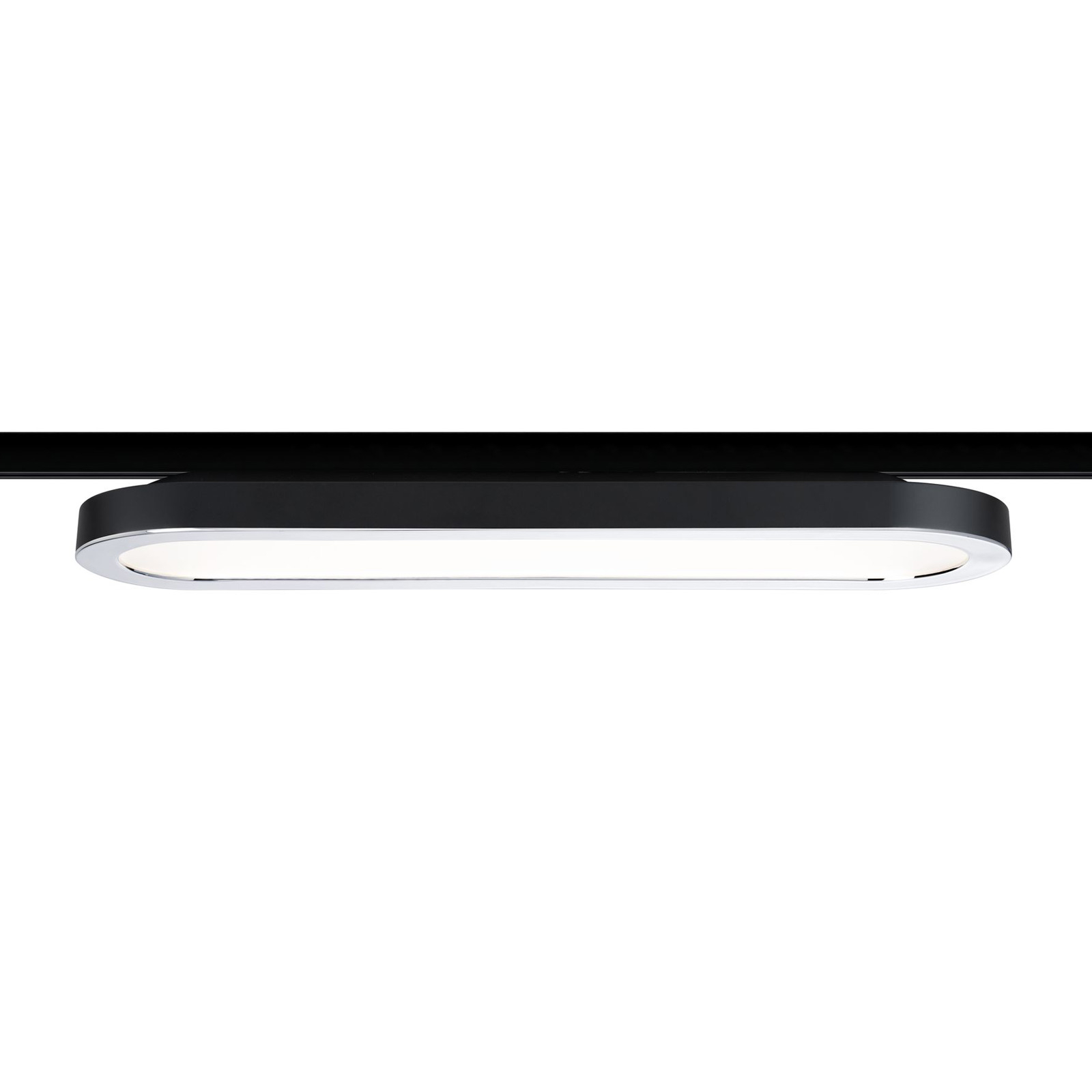 Paulmann URail LED panel 7 W 2,700 K matt black, for Living / Dining Room, plastic, aluminium, 7 W, energy efficiency: A+, L: 38 cm, W: 11 cm, H: 3.5 cm