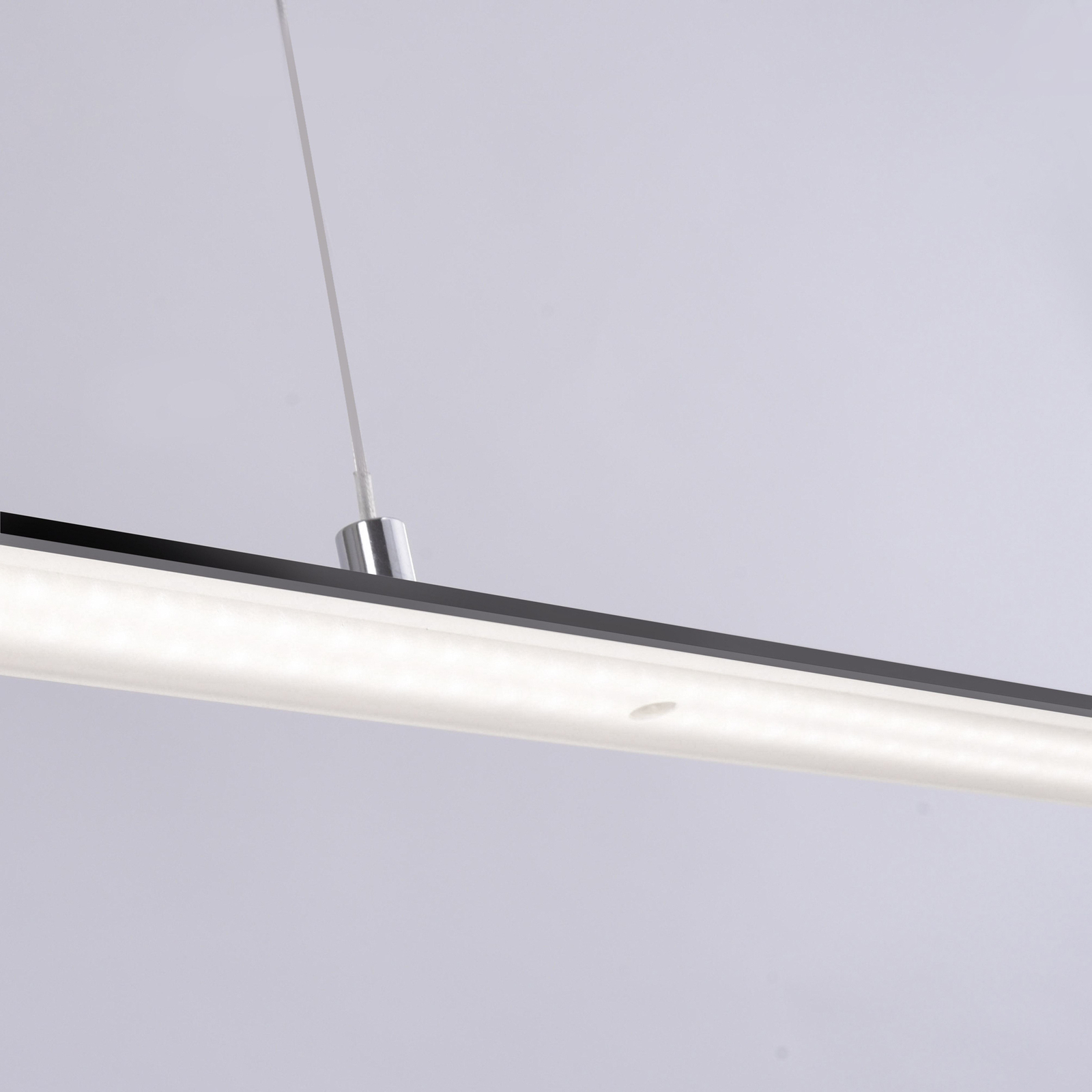 PURE LED závěsné světlo Lite, antracit, 100 cm, CCT, stmívatelné