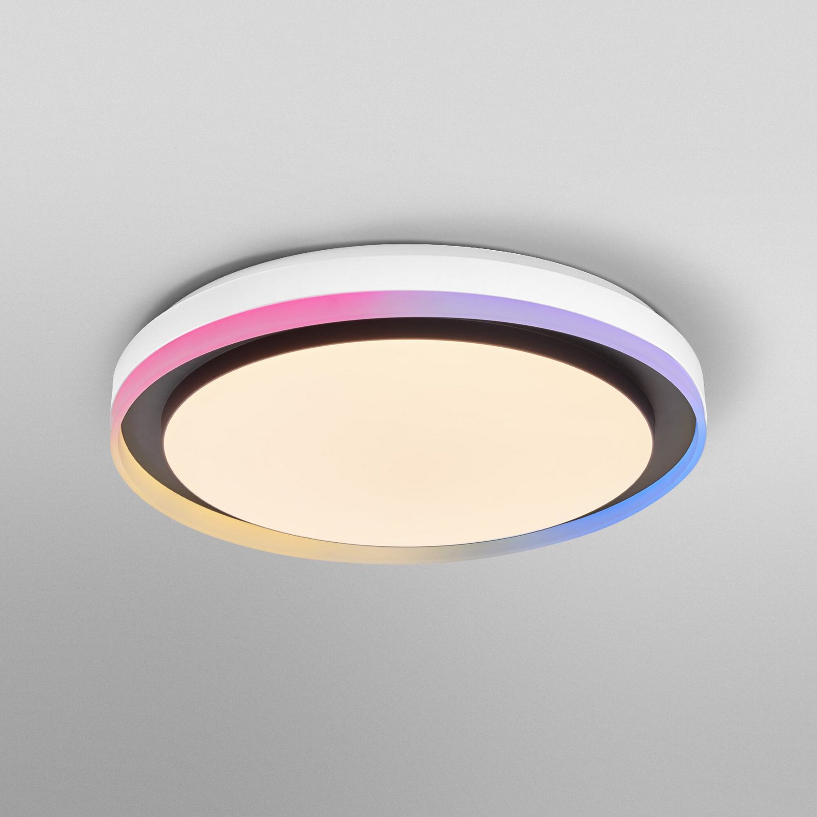 OSRAM SMART+ WiFi Deckenlampe ORBIS ZEST schwarz 50cm RGBCCT