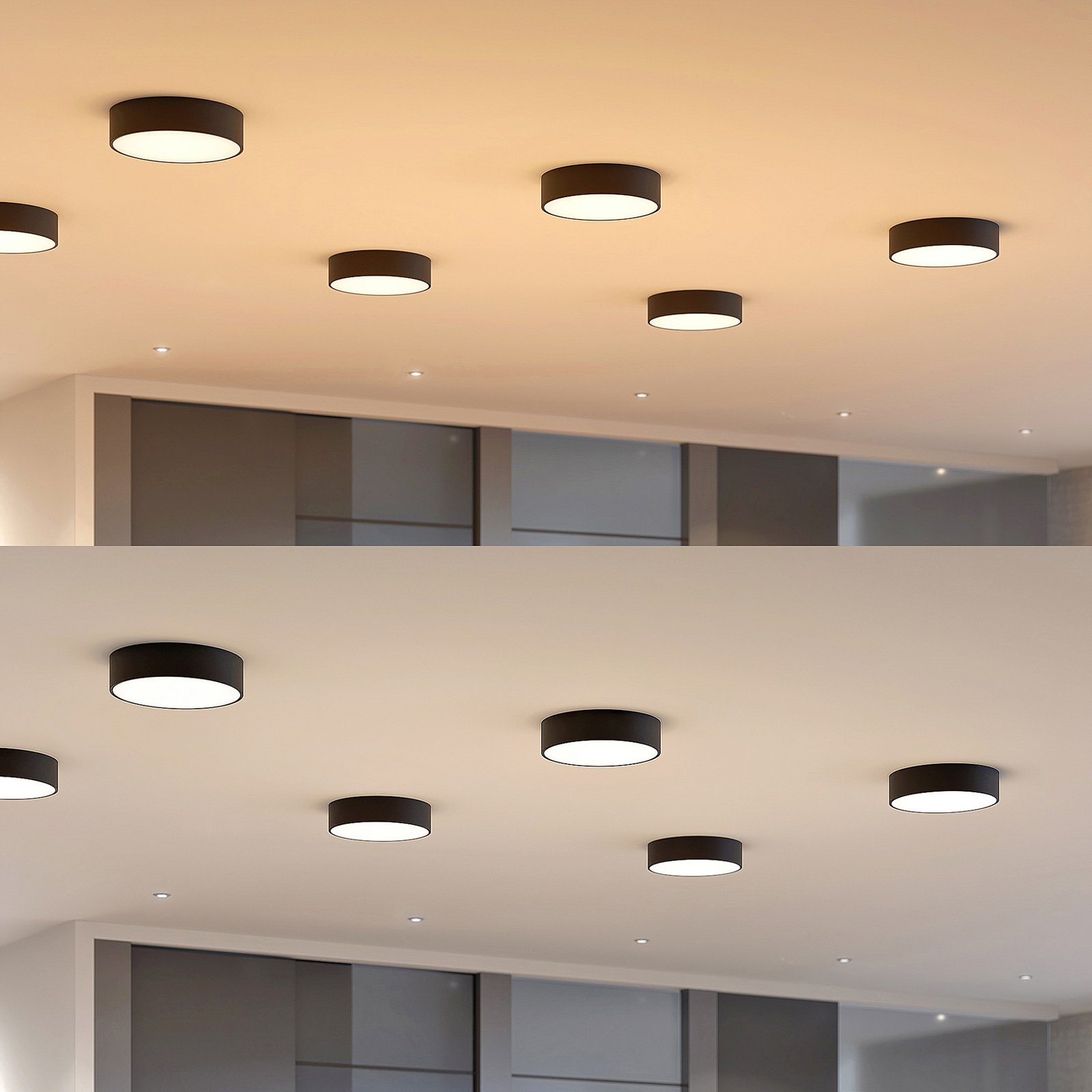 Noabelle LED Taklampe Ø40 Black - Arcchio