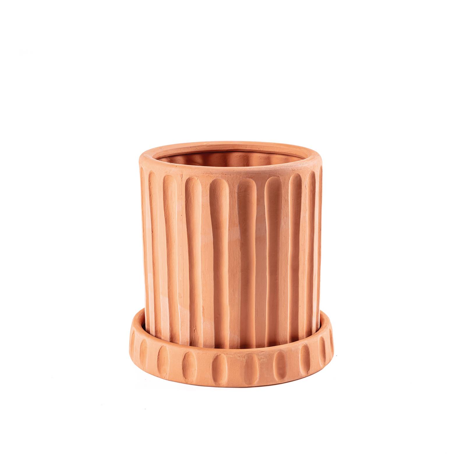 SELETTI Vase Magna Graecia Dorico Untersetzer Terracotta