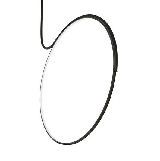 kdln LED-Deckenlampe Poise, schwarz Ø 55 cm, dimmbar