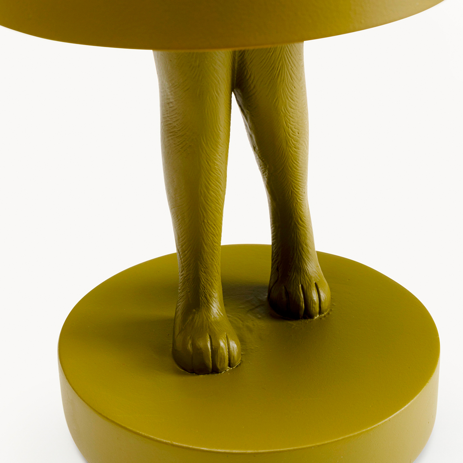 Kare LED-batteridrevet bordlampe Animal Rabbit, grønn, IP44, 29 cm