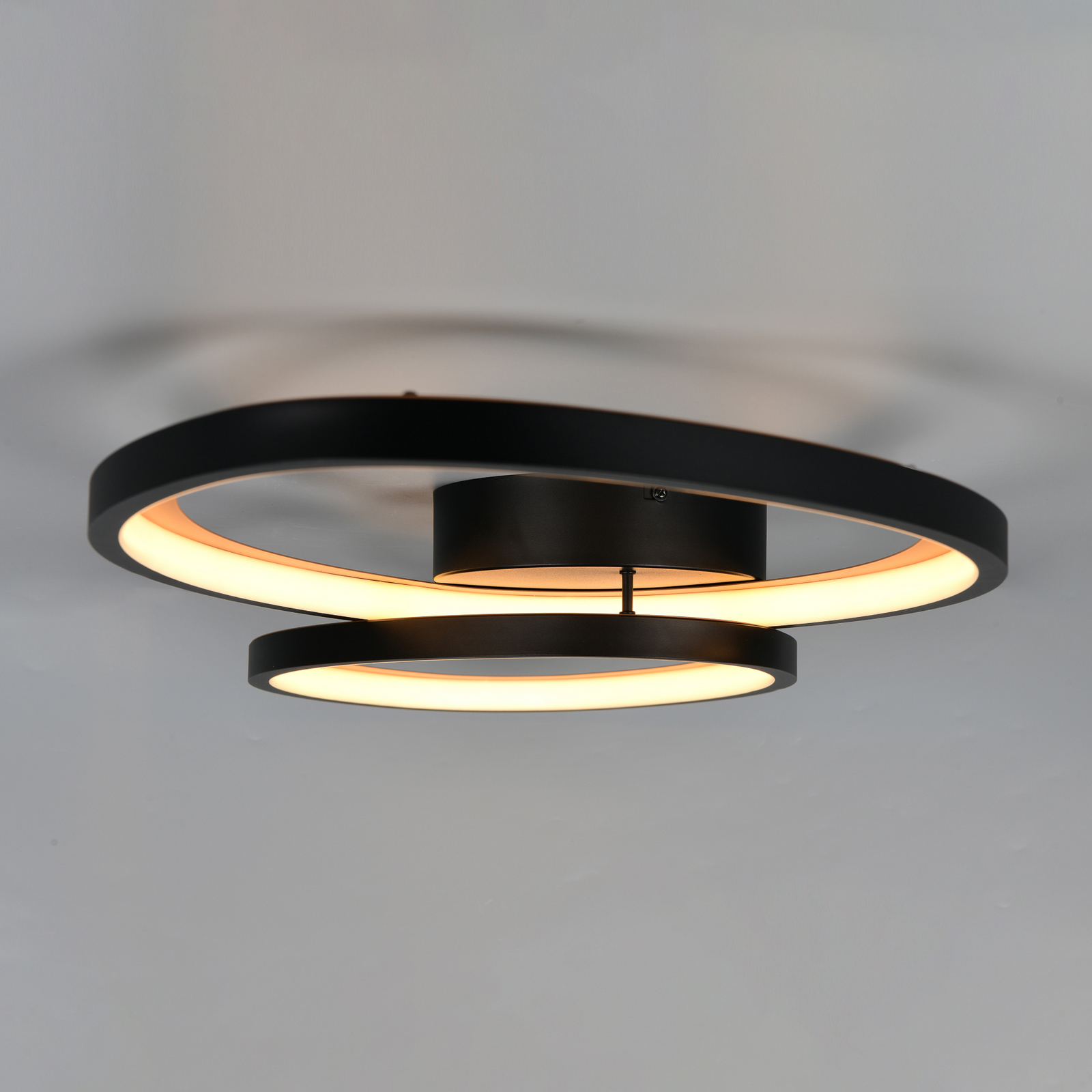 LED griestu lampa „Sivo“, garums 84 cm, matēti melna, metāls, CCT LED griestu lampa „Sivo“, garums 84 cm, matēti melna, metāls, CCT