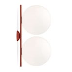 IC C/W2 Double Loftlampe/Væglampe Burgundy - Flos