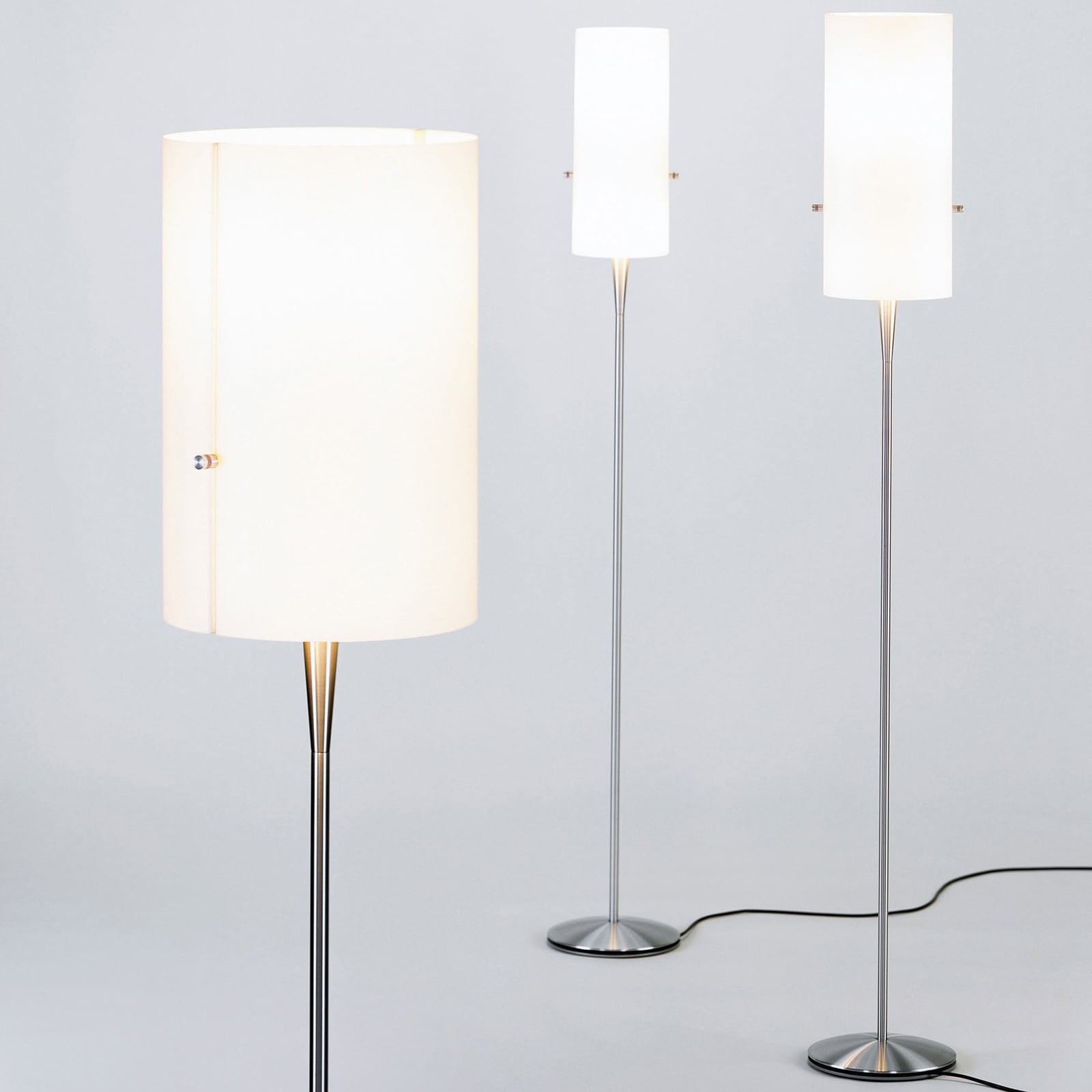 Lampadar Club S Brushed/Chintz White - serien.lighting Lampadar Club S Brushed/Chintz White - serien.lighting
