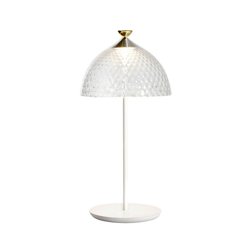 Kartell - Pumo Tischleuchte Weiß/Klar