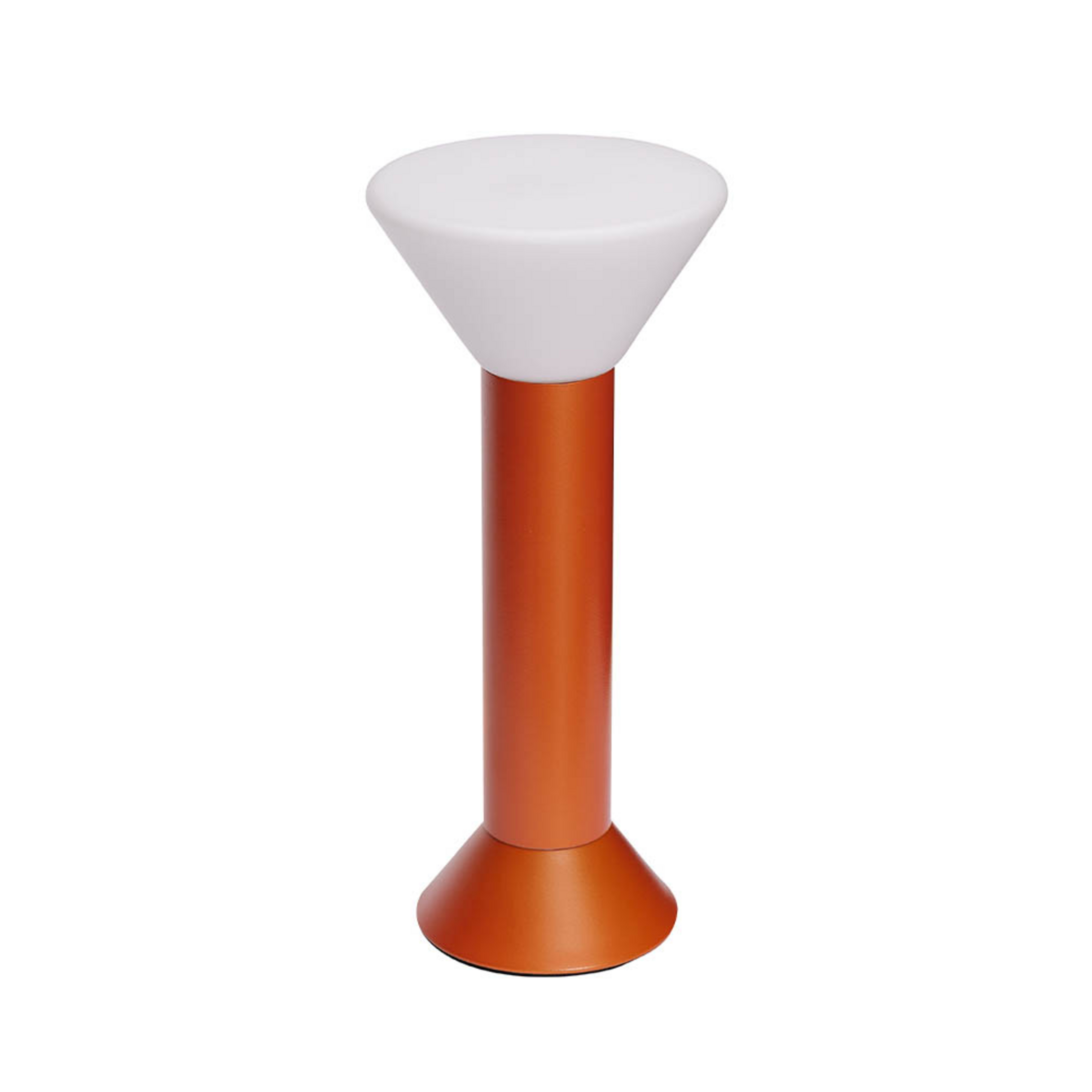 Flash Portable Lampe de Table Métallique Orange - Hübsch