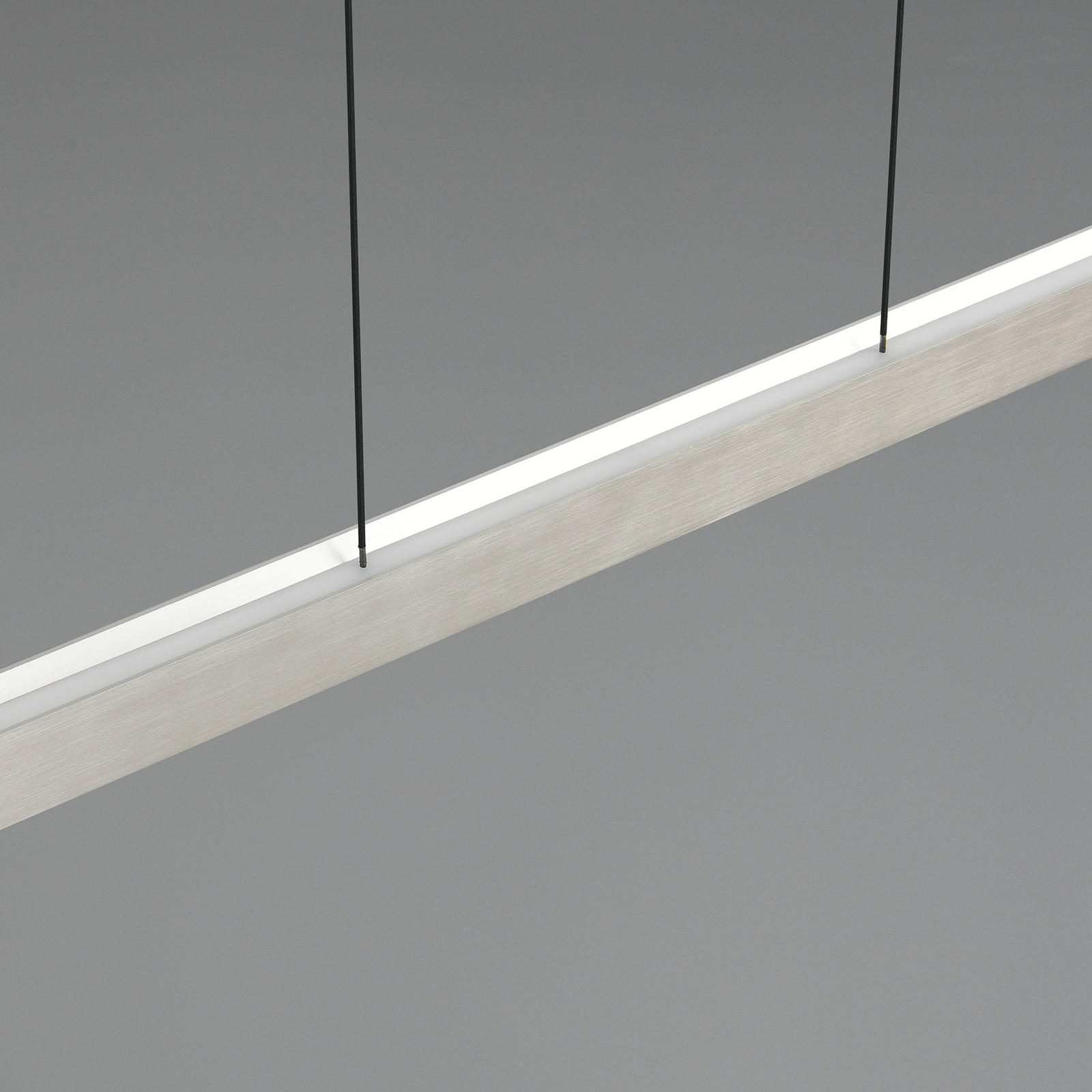 LED lógó világítás Donegal, nikkel színű, hossza 150 cm, CCT LED lógó világítás Donegal, nikkel színű, hossza 150 cm, CCT