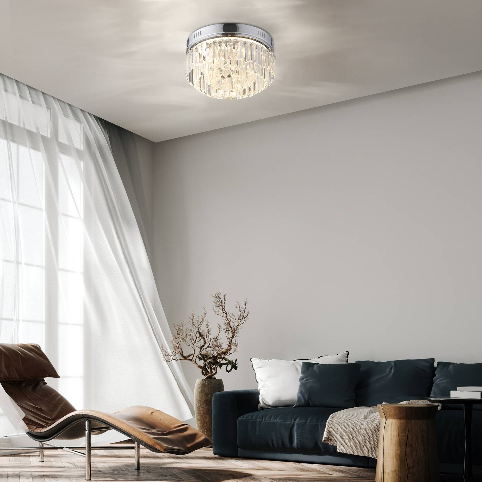 E-shop Paul Neuhaus Krista LED stropné svietidlo, SimplyDim