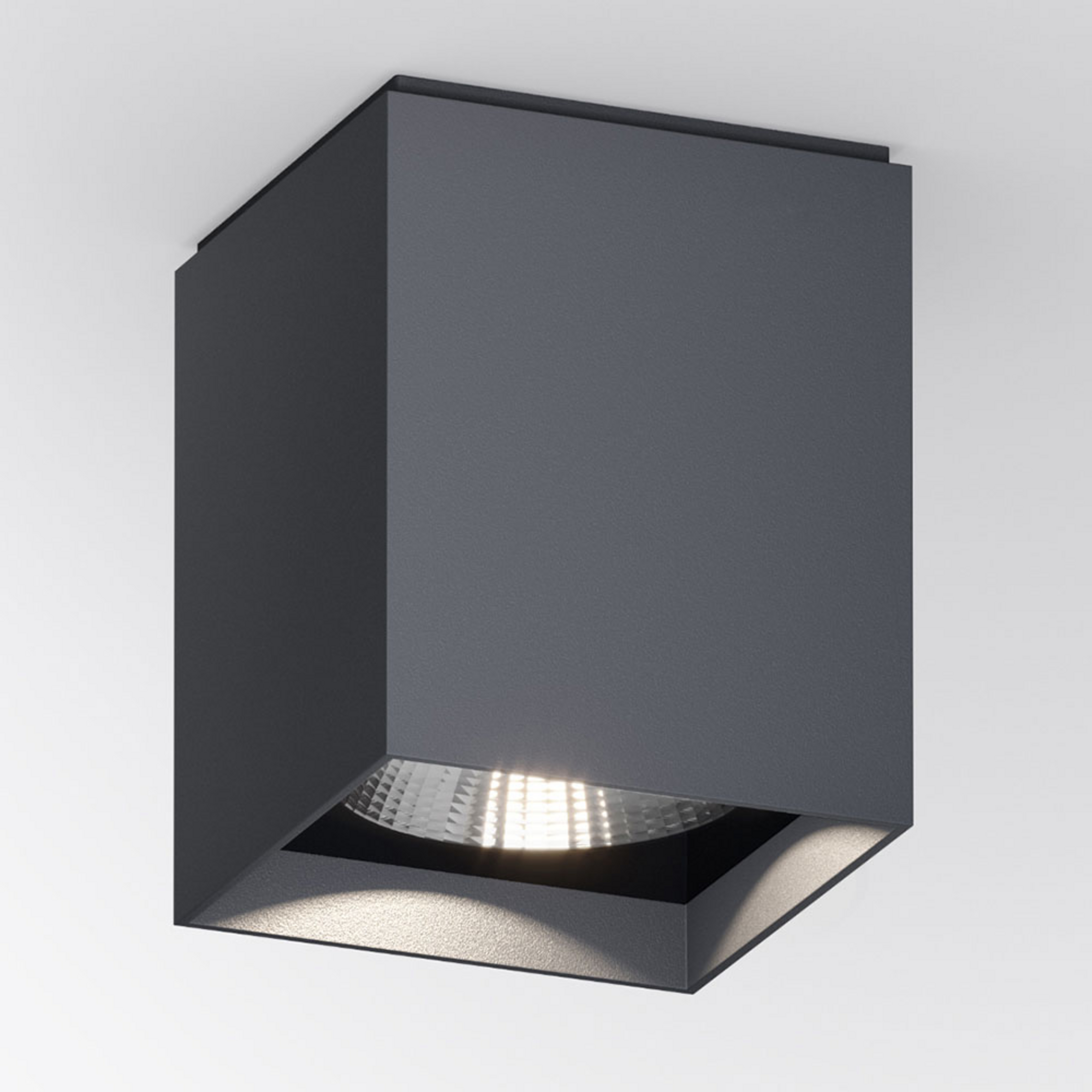 IP44.de Up S LED-Außendeckenleuchte eckig, dimmbar
